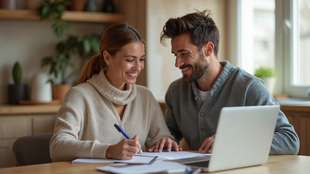 Диаграмма роста сбережений на финансовом экране ноутбука