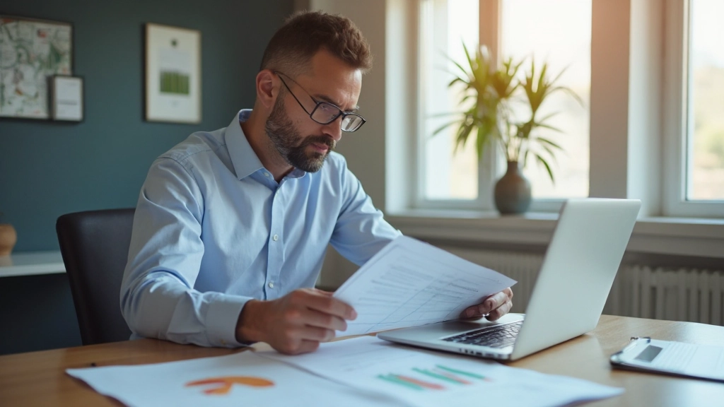 Финансовое планирование резервного фонда с документами и калькулятором