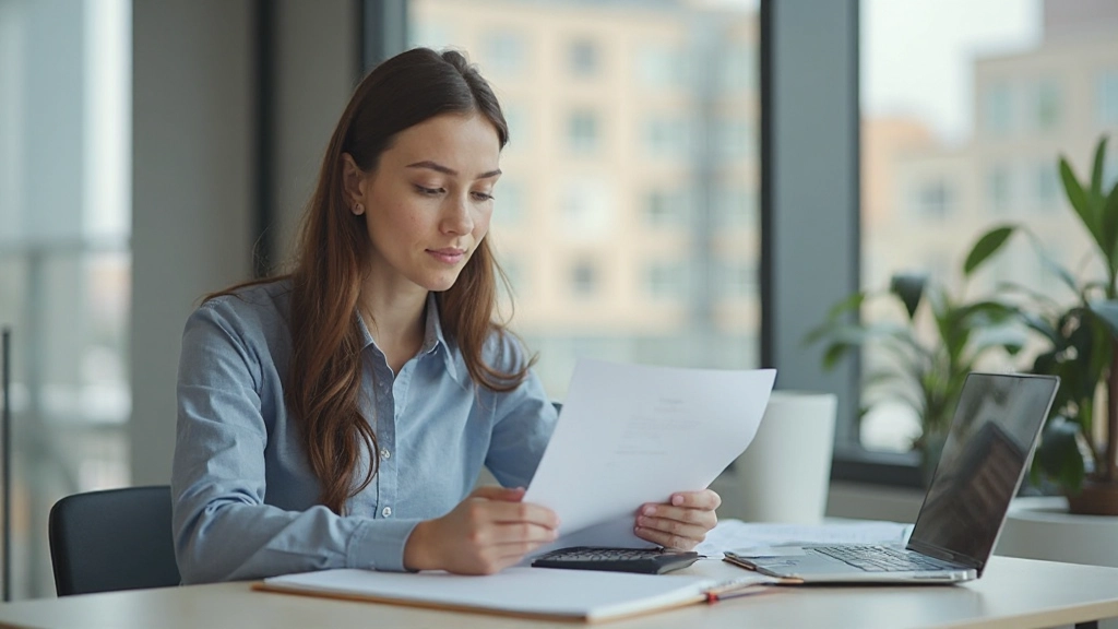 Профессиональное рабочее пространство с финансовыми документами и калькулятором
